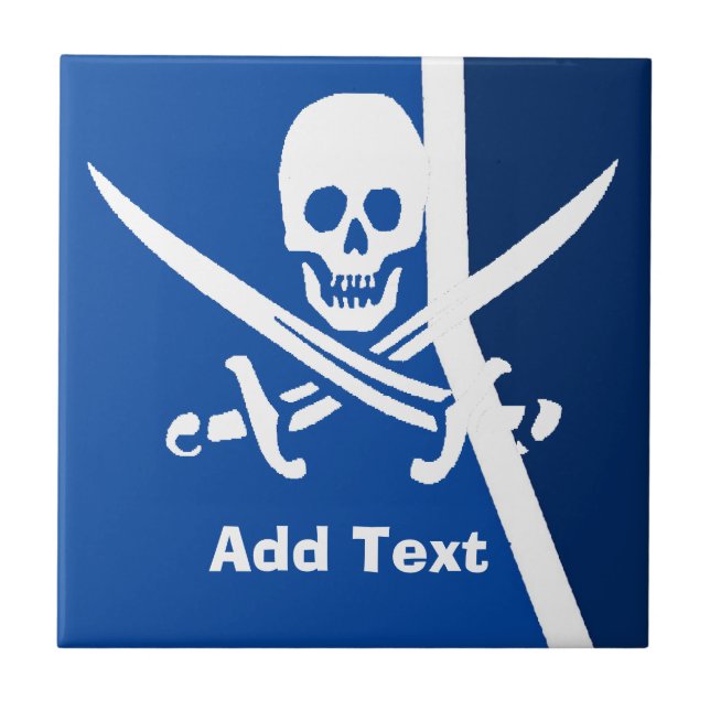 Skull,Sword-Abstrakten, nederländsk titt, anpassa Kakelplatta (Framsidan)