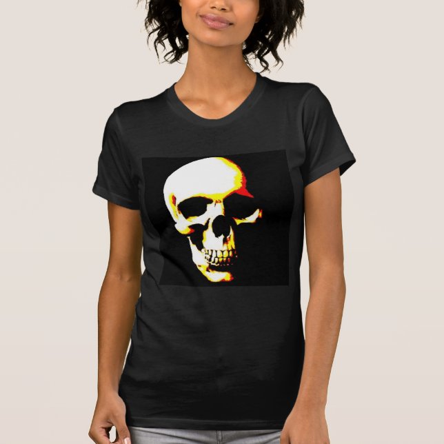 Skull T-Shirt: Fantasy Art Sten Punk T-shirt (Framsida)