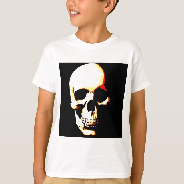 Skull T-Shirts Fantasy Art Sten Punk (Framsida)