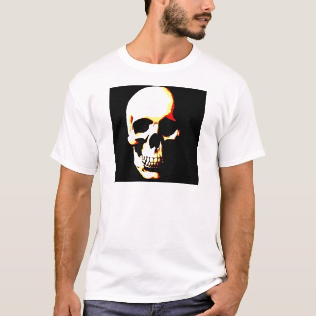 Skull T-Shirts: Fantasy Art Sten Punk T Shirt (Framsida)