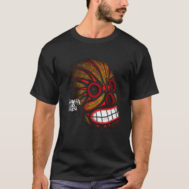 Skull t-shirts with feathers fun designs   (Framsida)
