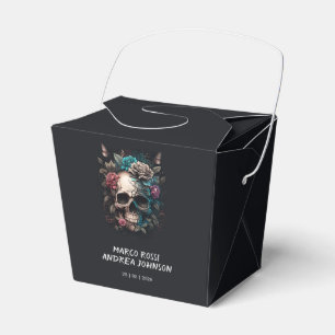 Skull Tatto Rock and roll Gothic Bröllop Presentaskar