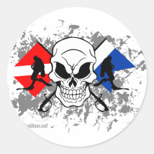 SKULL TECH DIVER RUNT KLISTERMÄRKE