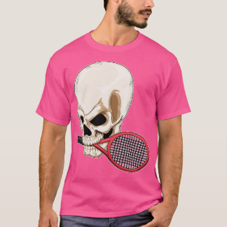 Skull Tennis Tennis racket T Shirt