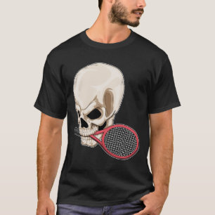 Skull Tennis Tennis racket T Shirt