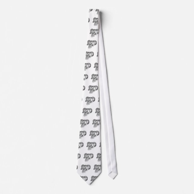Skull Teufelschädel schwarz weiß Zeichnung Slips (Framsida)