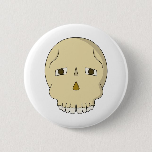 Skull tittar åt dig knapp (Framsida)