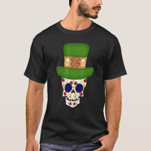 Skull Top hat-risskon C Löv T Shirt