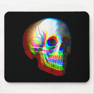 Skull Trippy Vaporwave Halloween Techno Rave Edm Musmatta