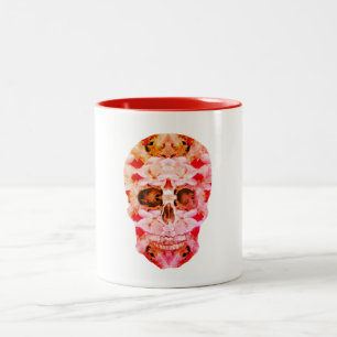Skull två färg Mugg