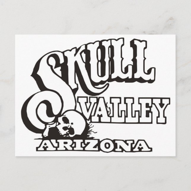 Skull Valley, Arizona Postcard Vykort (Framsida)