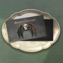 Skull Vampire Fladdermus Mörk