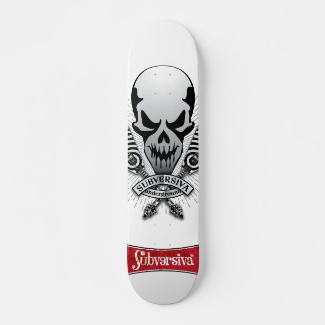 Skull-VFLY-001 Skateboard Bräda 21,5 Cm (Framsida)