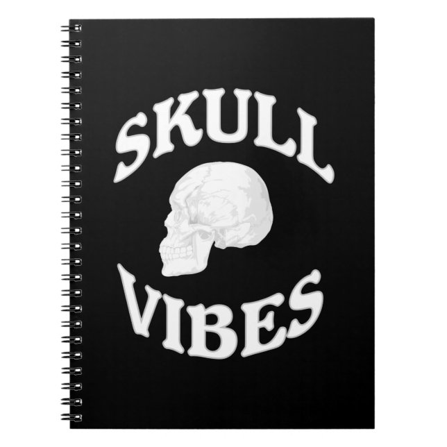 Skull vibes anteckningsbok (Framsidan)