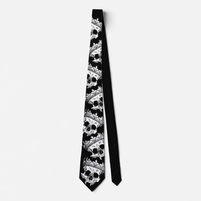 Skull vid Krona Gothic Teckning Black Slips (Framsida)