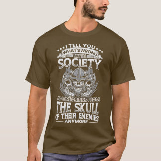 Skull Viking Kratos Ax Seax Norse Classic TShirt T Shirt