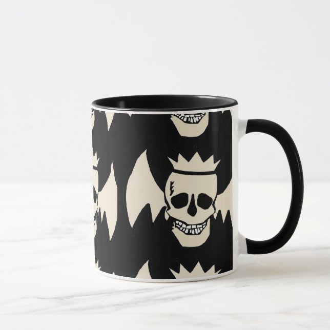 Skull Vingar Mugg (Höger)