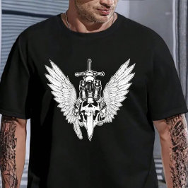Skull Vingar Unisex Tee