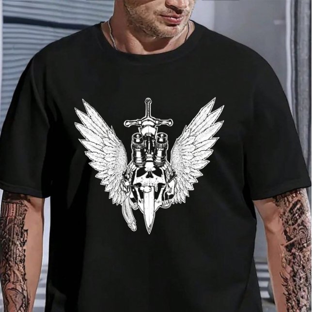 Skull Vingar Unisex Tee (Skapare uppladdad)