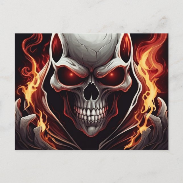 Skull Vykort (Framsida)