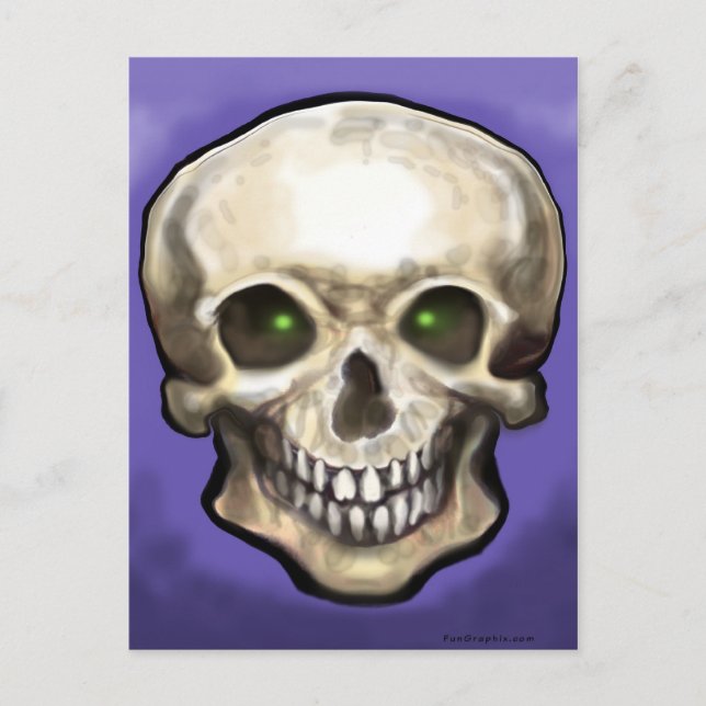 Skull Vykort (Framsida)