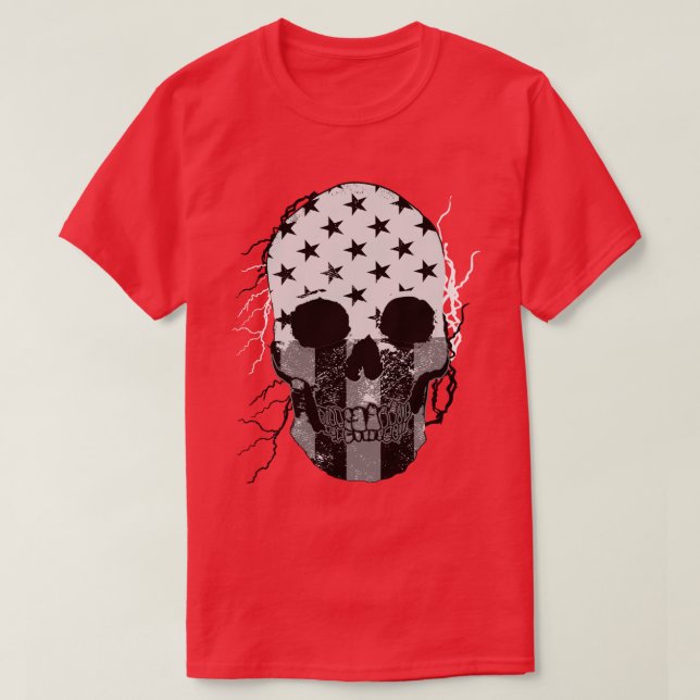 Skull Warrior Soldier T Shirt (Design framsida)