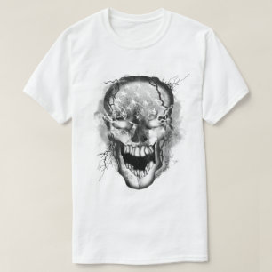 Skull Warrior USA T Shirt