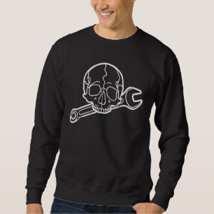 Skull Wrench Lång Ärmad Tröja