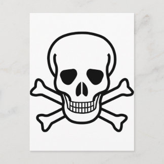 Skull x Crossbone Vykort