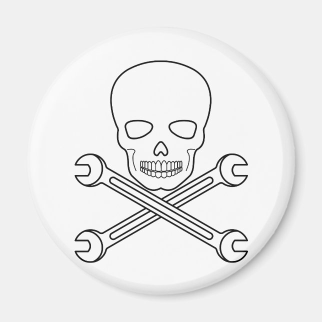 Skull-X-Wrenchs Magnet (Framsidan)