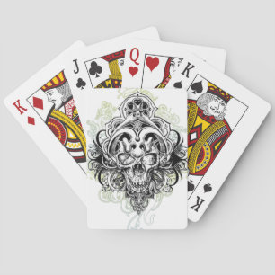 Skulla Designade uppspelningskort Spel Kort