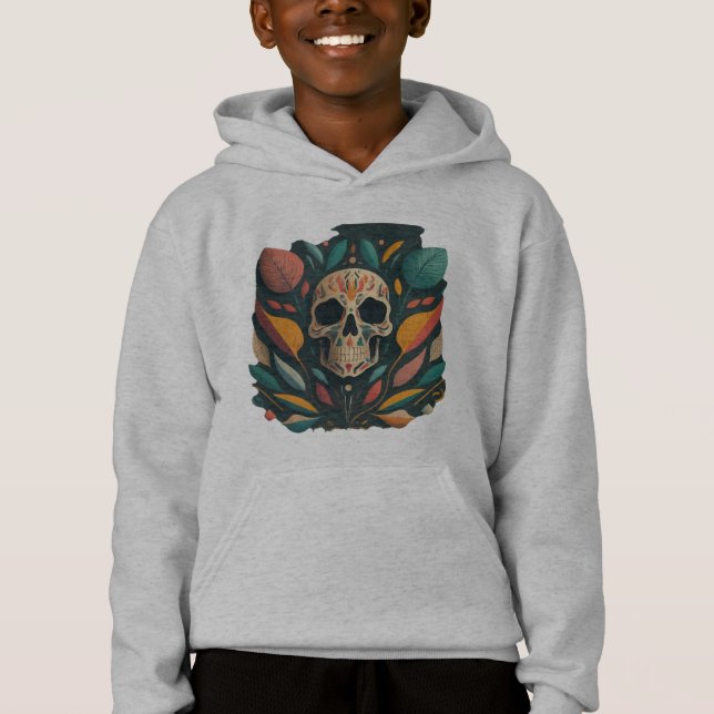 Skulla grafikbarn' t shirt (Framsida)