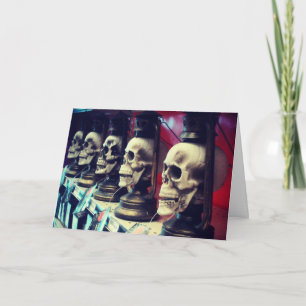 "Skullandternas" Halloween-kort Kort