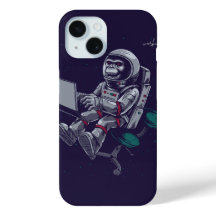 Skullastronaut på arbetsplatsen - Space Gamer
