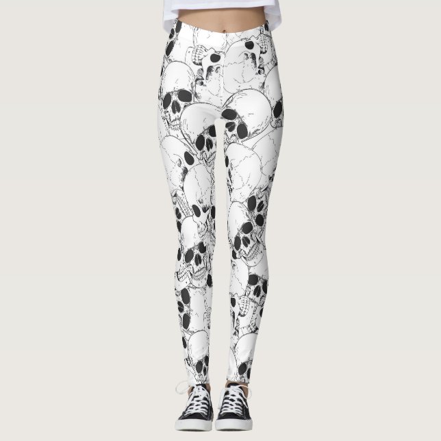 Skullben Leggings (Framsida)