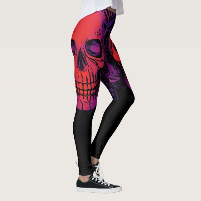 Skullben Leggings (Höger)