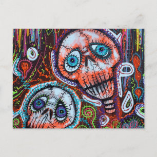 Skullbesättning Vykort