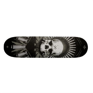 skullbig old school skateboard bräda 21,6 cm