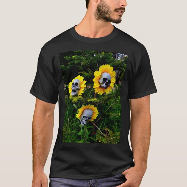 Skullblommor T Shirt (Framsida)