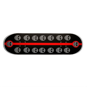 Skullboard Mini Skateboard Bräda 18,7 Cm