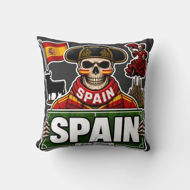 SkullCostume Edicion Mundial: España Kudde (Framsida)
