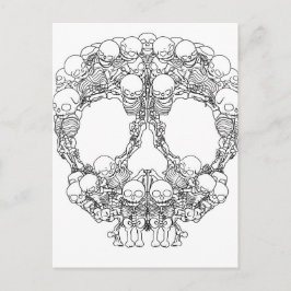 Skulldesign - Döskallarnas pyramid Vykort