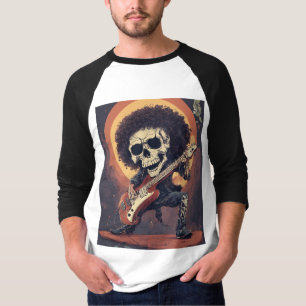 SkullDesign #RabidSkull #ElectricGuitar #SkullArt T Shirt