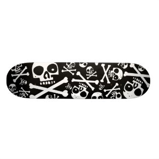 SkullDuggery Svart Mini Skateboard Bräda 18,7 Cm