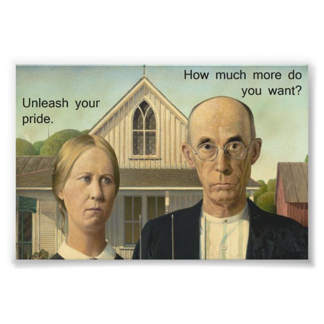 Skulle bevilja Wood Pride Fototryck (Framsidan)