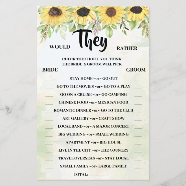 Skulle de hellre använda solroshögtalare? flygblad (Framsidan)