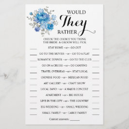 Skulle de vara blått i fickan? flygblad