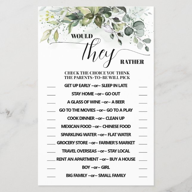 Skulle de vara lite gigantiska, babyvisare? flygblad (Framsidan)