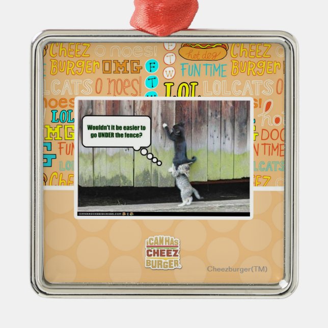 Skulle det inte var lättare julgransprydnad metall (Framsidan)