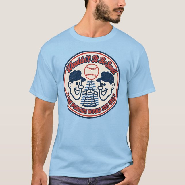 Skulle Det Inte Vara Underbart Minnesota Basebollf T Shirt (Framsida)